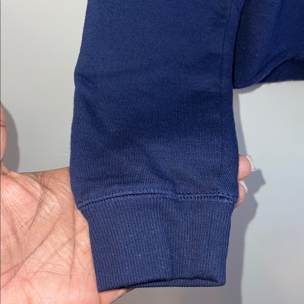 🏷️ Justice Girls Active Blue Long Sleeve Hoodie Size 14/16 EUC - Picture 4 of 5